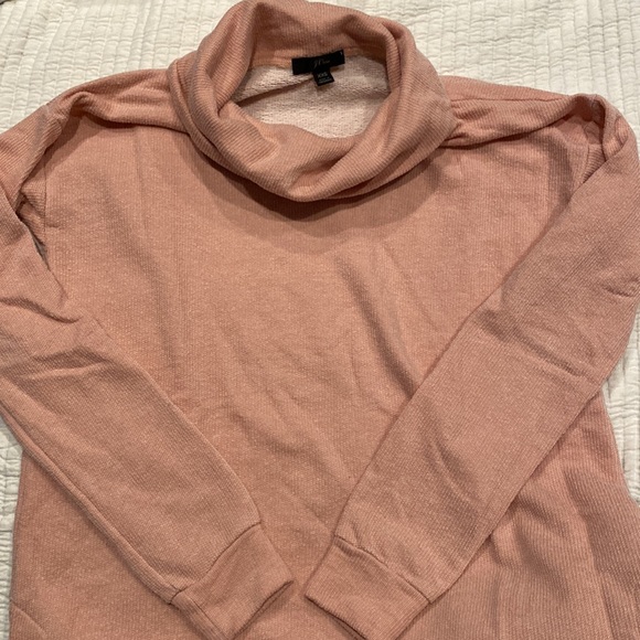 Jcrew funnel neck fleece sweatshirt - Picture 3 of 7